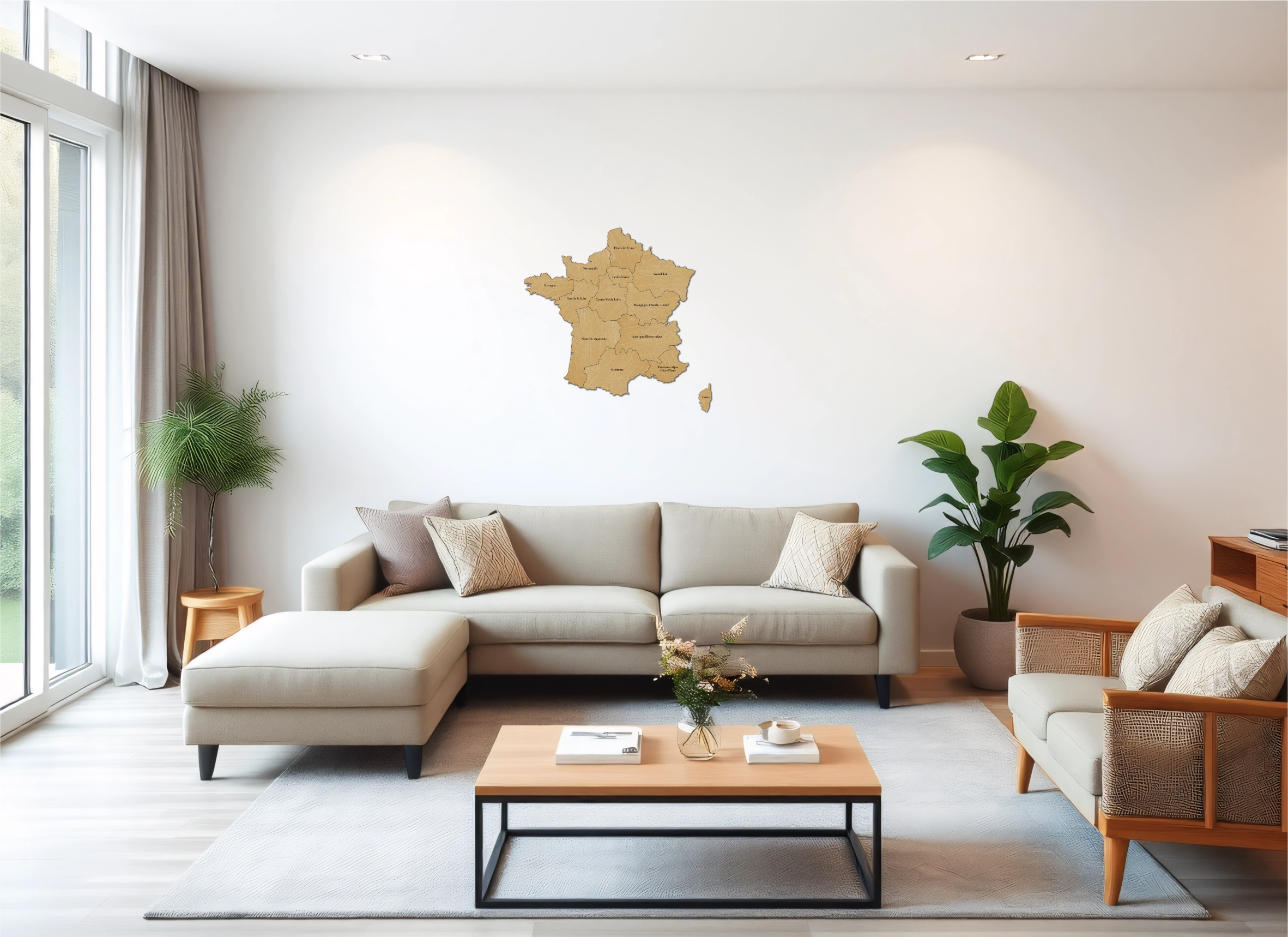 La carte de France