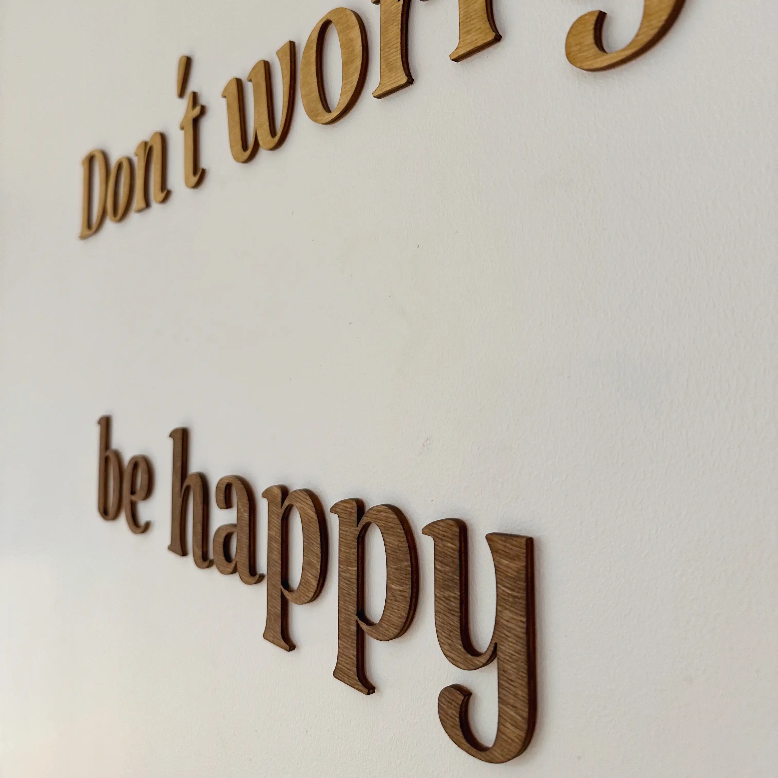 Don't worry, be happy