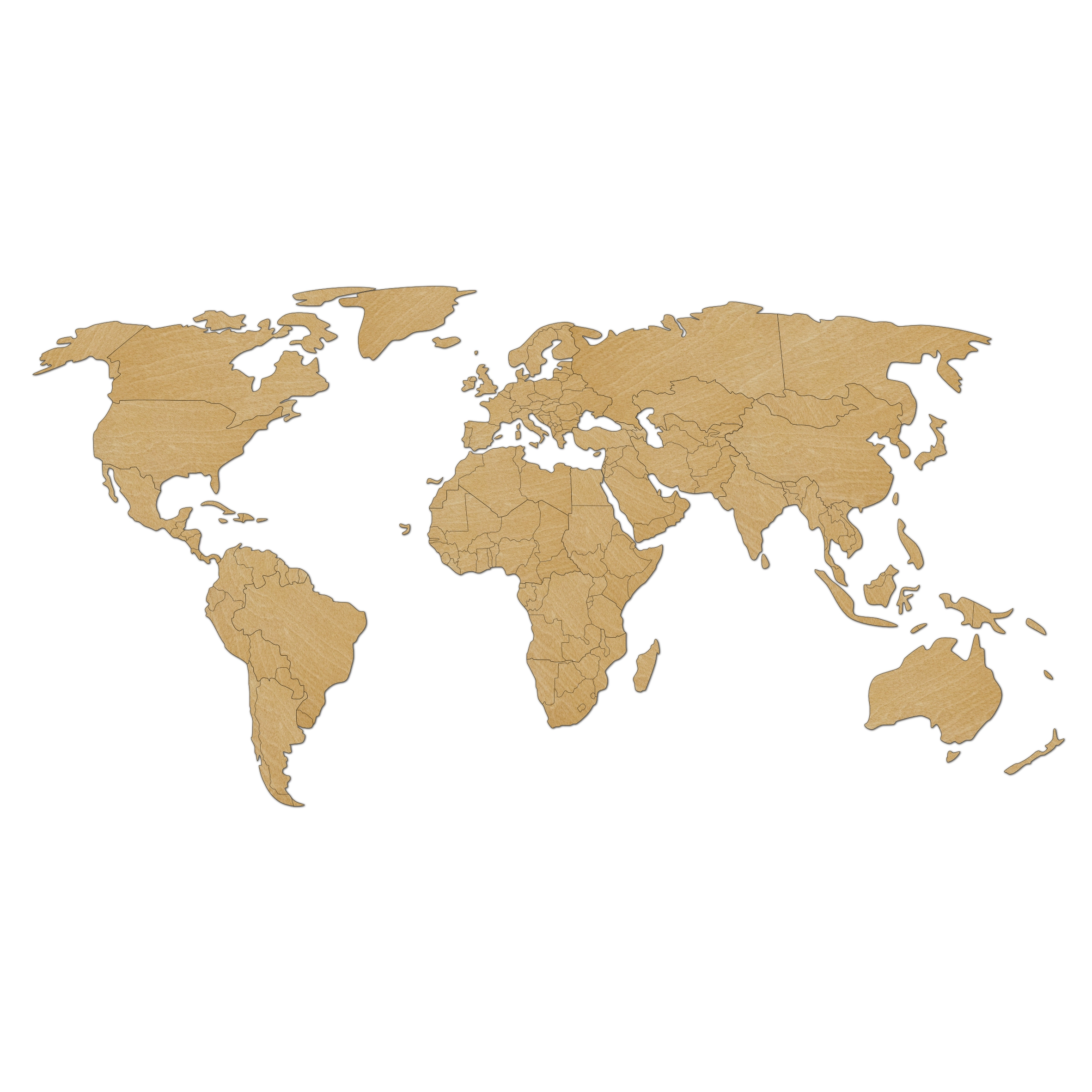 La carte du monde